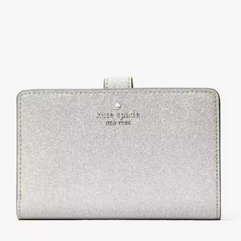 Kate Spade Silver Glitter Wallet